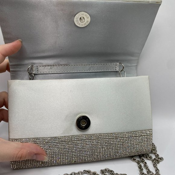 Aldo Sparkly Chain Rhinestone Bag - Picture 8 of 12